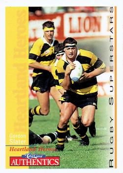 1995 Card Crazy Authentics Rugby Union NPC Superstars #32 Gordon Slater Front